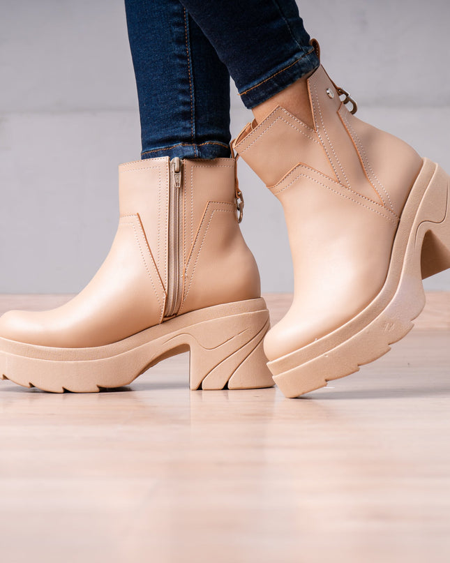 Botines Kayra - Beige - Tienda Nébula