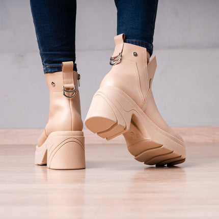 Botines Kayra - Beige - Tienda Nébula