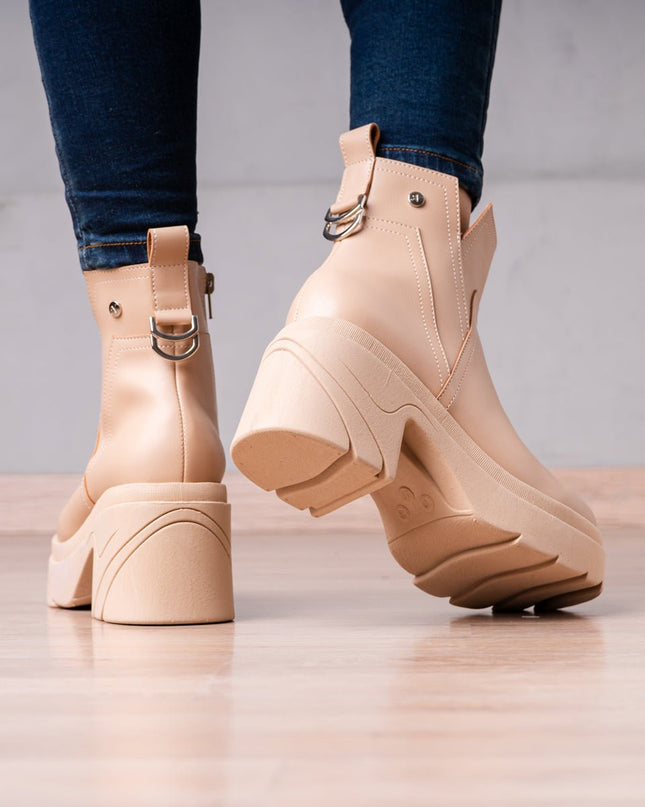 Botines Kayra - Beige - Tienda Nébula