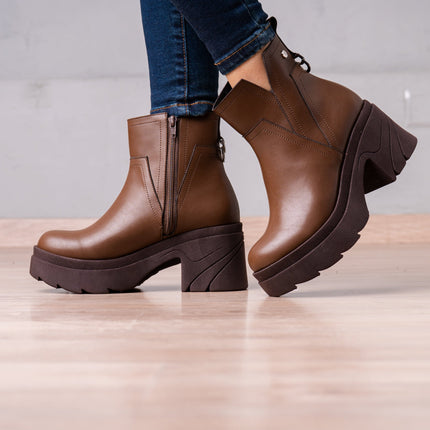 Botines Kayra - Marrón - Tienda Nébula