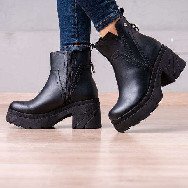 Botines Kayra - Negro - Tienda Nébula