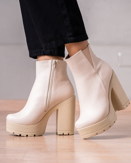 Botines Kovazi - Nude - Tienda Nébula