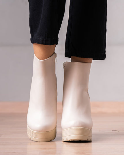 Botines Kovazi - Nude - Tienda Nébula