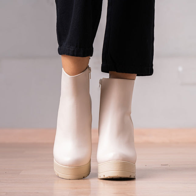 Botines Kovazi - Nude - Tienda Nébula