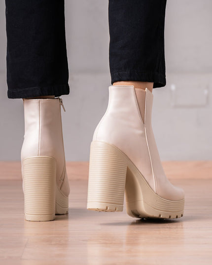 Botines Kovazi - Nude - Tienda Nébula