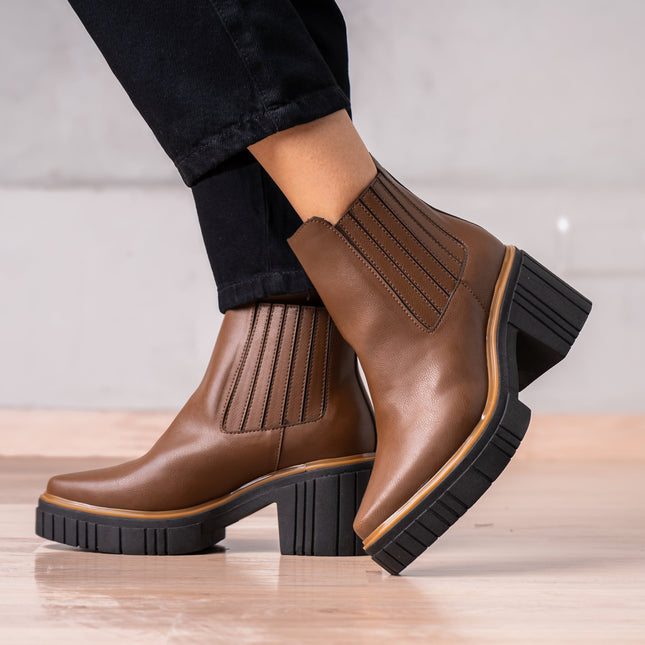 Botines Lirrachi - Camel - Tienda Nébula