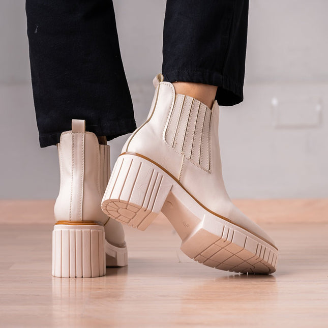 Botines Lirrachi - Nude - Tienda Nébula