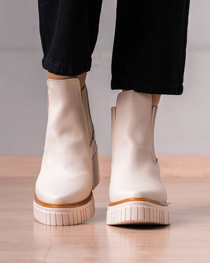 Botines Lirrachi - Nude - Tienda Nébula