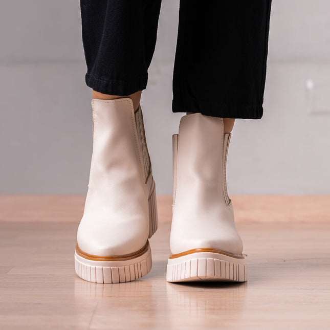 Botines Lirrachi - Nude - Tienda Nébula