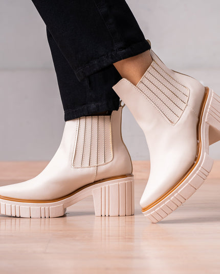 Botines Lirrachi - Nude - Tienda Nébula