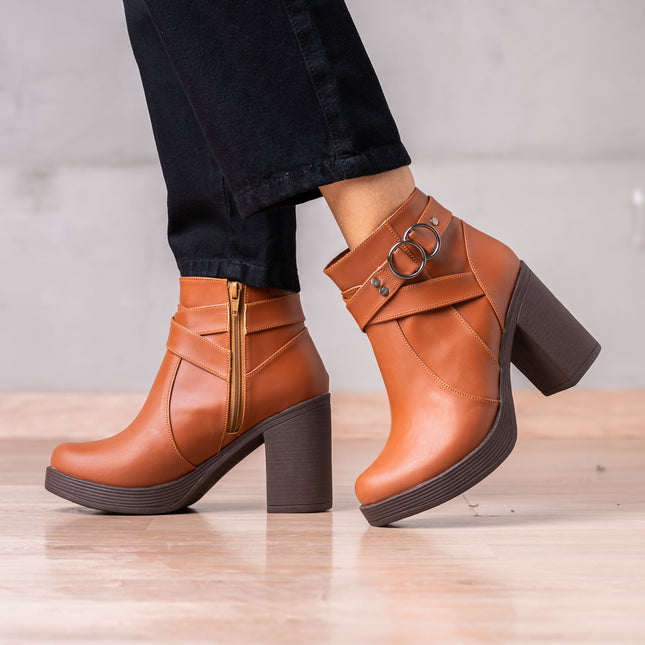 Botines Malyh - Camel - Tienda Nébula