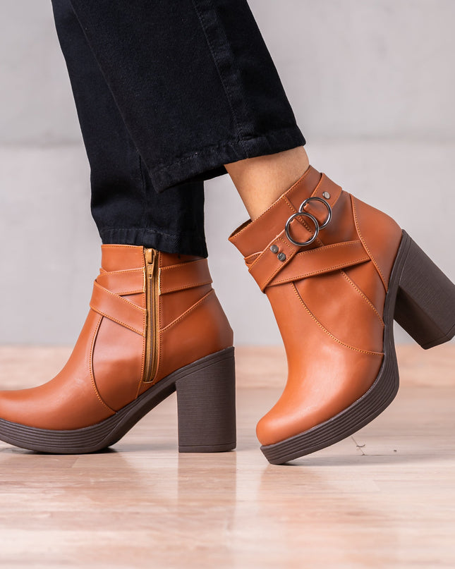 Botines Malyh - Camel - Tienda Nébula