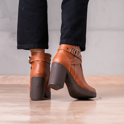 Botines Malyh - Camel - Tienda Nébula