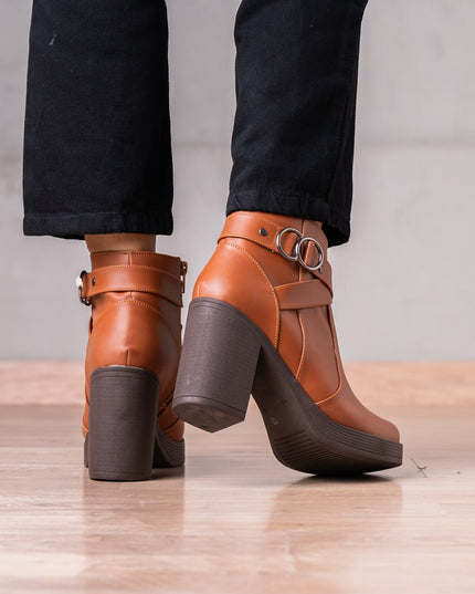 Botines Malyh - Camel - Tienda Nébula