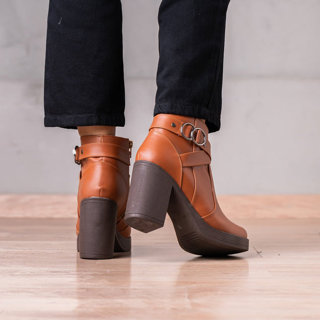 Botines Malyh - Camel - Tienda Nébula