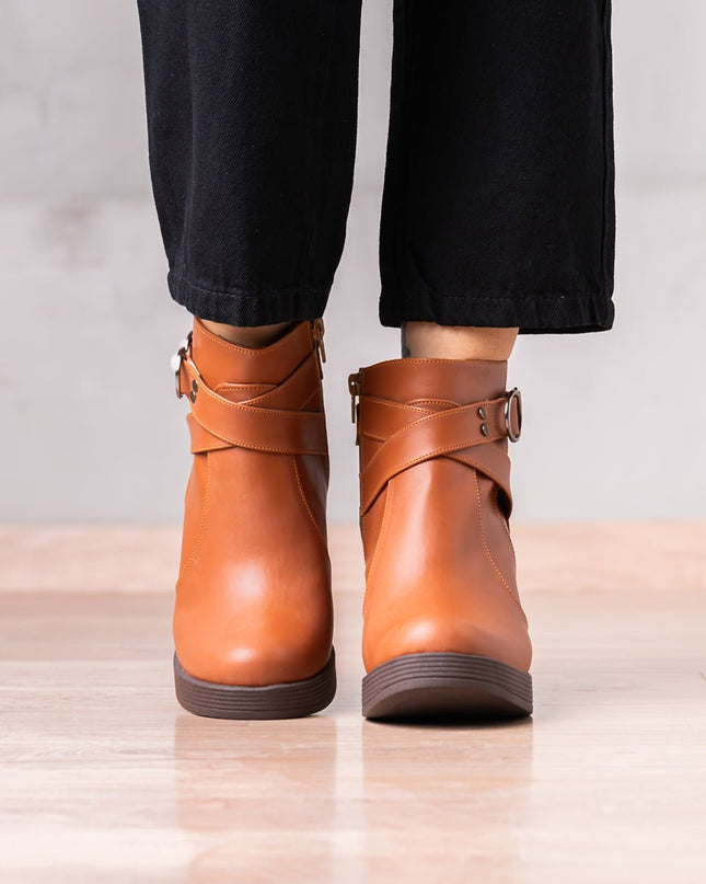 Botines Malyh - Camel - Tienda Nébula