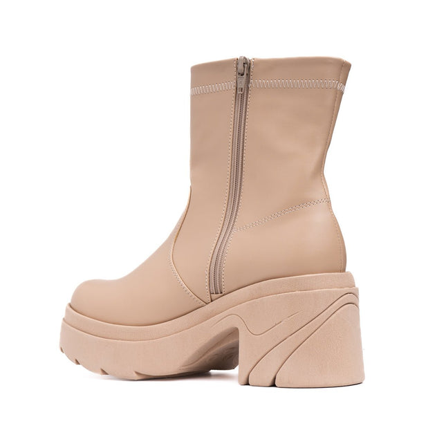 Botines Nadia - Beige - Tienda Nébula