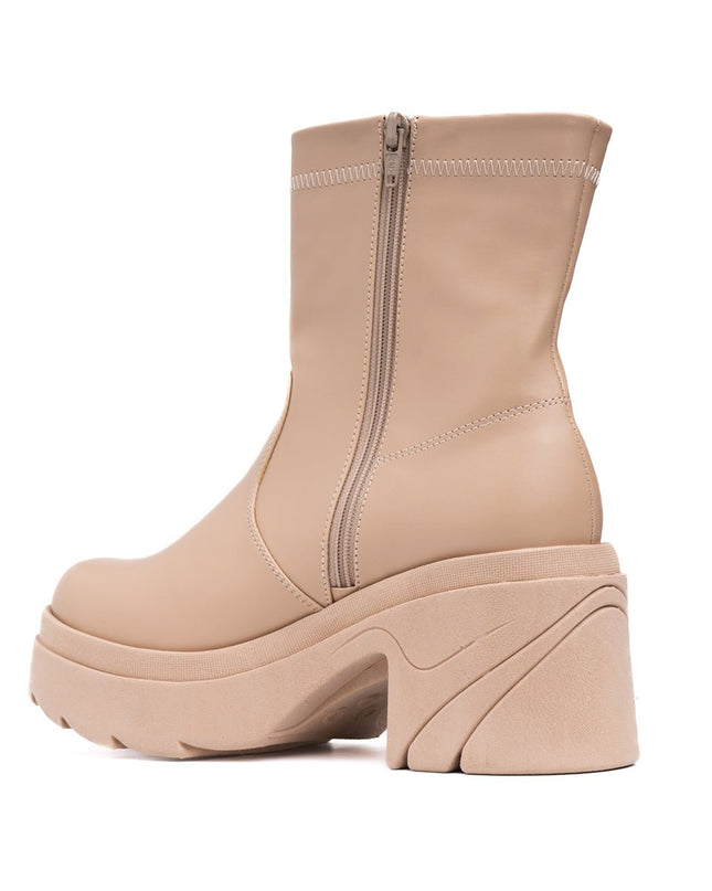 Botines Nadia - Beige - Tienda Nébula