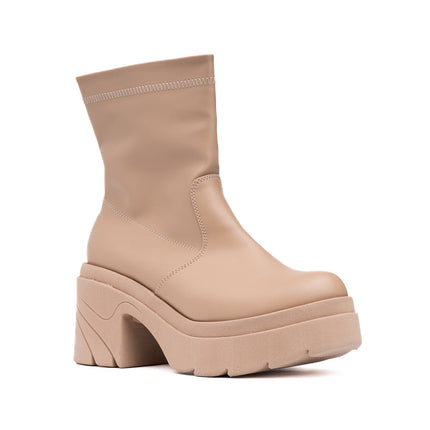 Botines Nadia - Beige - Tienda Nébula