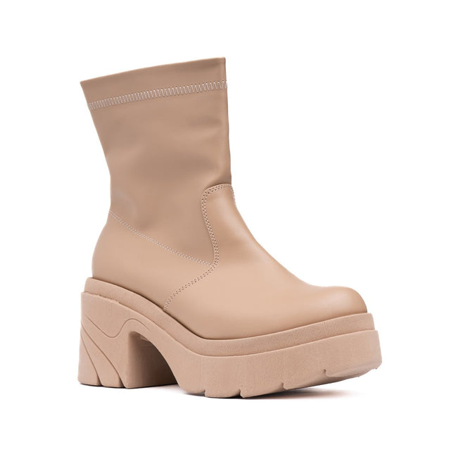 Botines Nadia - Beige - Tienda Nébula
