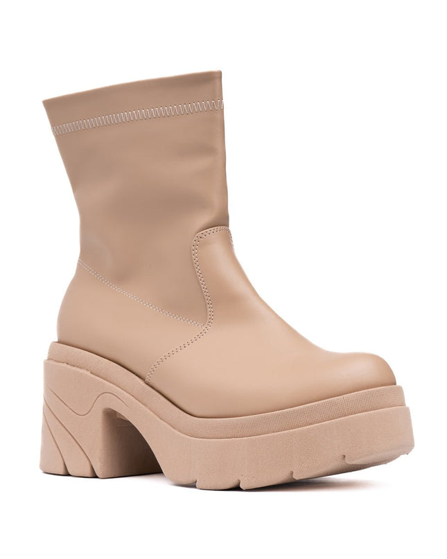 Botines Nadia - Beige - Tienda Nébula