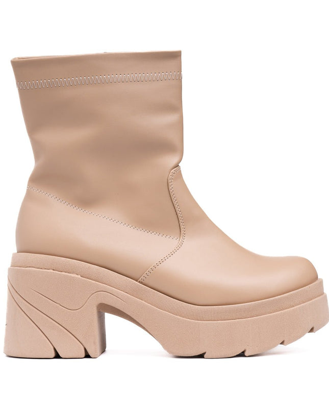 Botines Nadia - Beige - Tienda Nébula