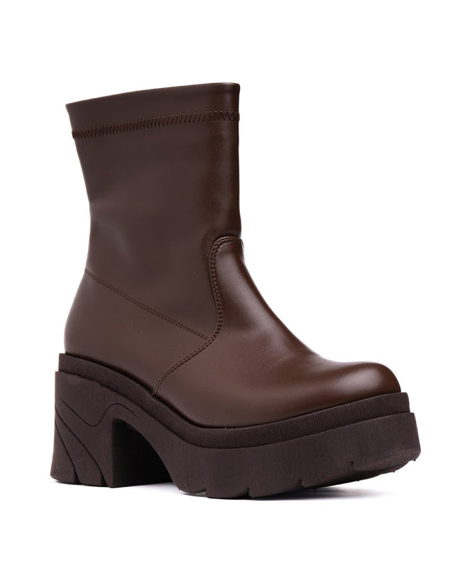 Botines Nadia - Marrón - Tienda Nébula