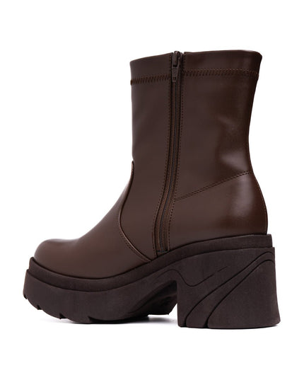 Botines Nadia - Marrón - Tienda Nébula