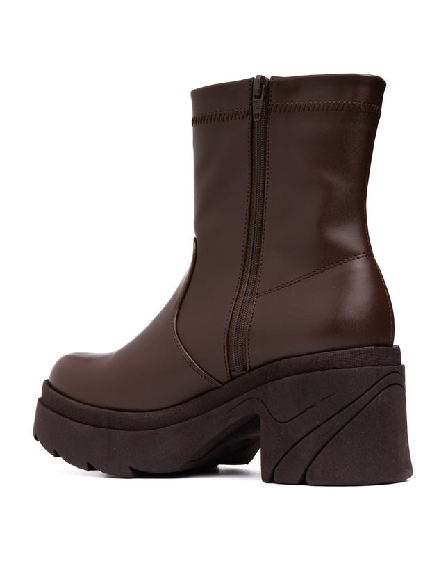 Botines Nadia - Marrón - Tienda Nébula