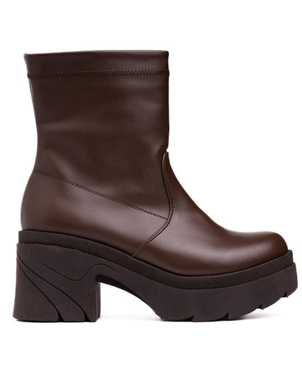 Botines Nadia - Marrón - Tienda Nébula