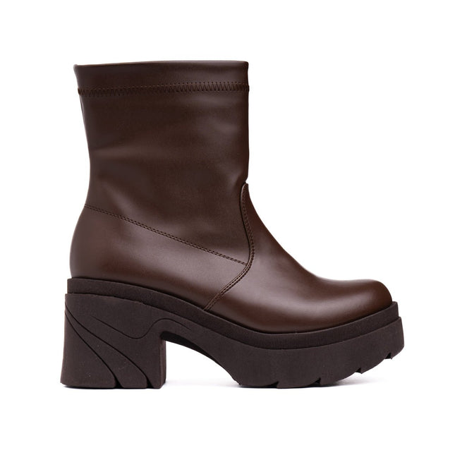 Botines Nadia - Marrón - Tienda Nébula
