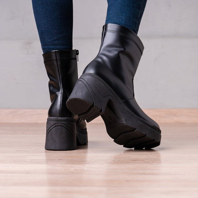 Botines Nadia - Negro - Tienda Nébula