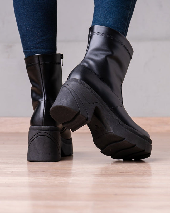 Botines Nadia - Negro - Tienda Nébula