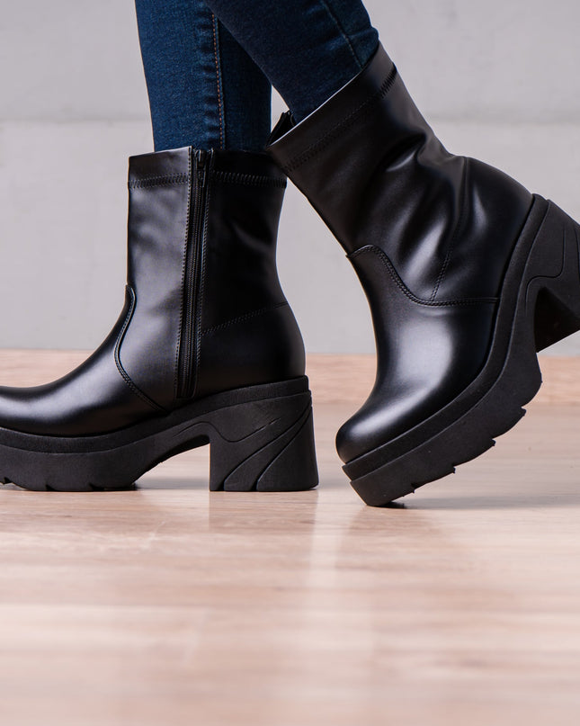 Botines Nadia - Negro - Tienda Nébula