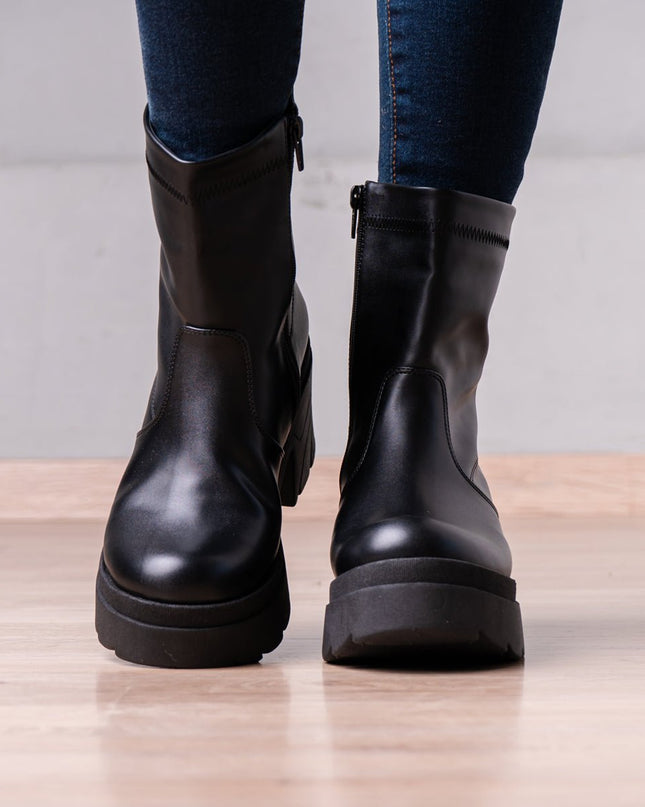 Botines Nadia - Negro - Tienda Nébula