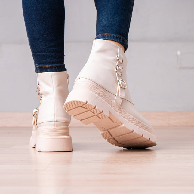 Botines Nomini - Nude - Tienda Nébula