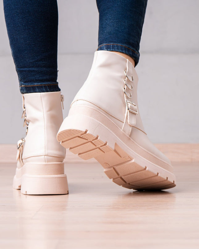 Botines Nomini - Nude - Tienda Nébula