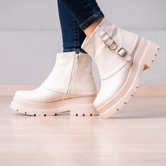 Botines Nomini - Nude - Tienda Nébula