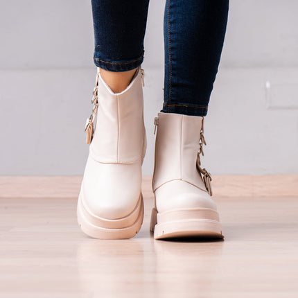 Botines Nomini - Nude - Tienda Nébula