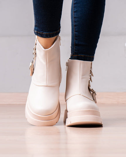 Botines Nomini - Nude - Tienda Nébula