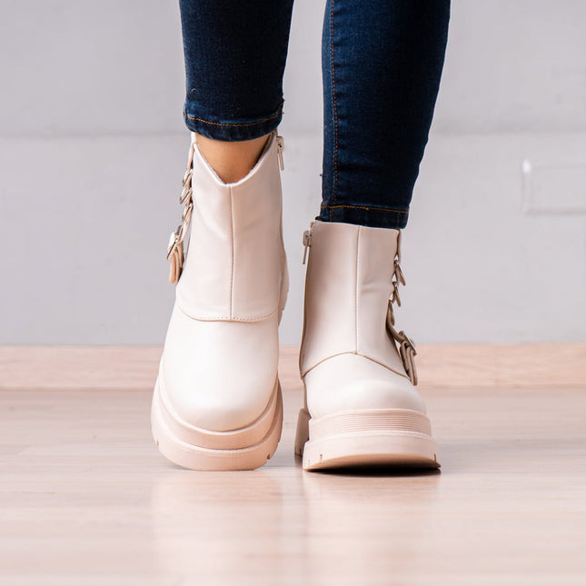 Botines Nomini - Nude - Tienda Nébula
