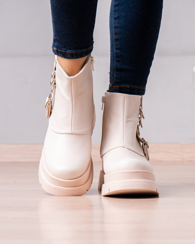 Botines Nomini - Nude - Tienda Nébula