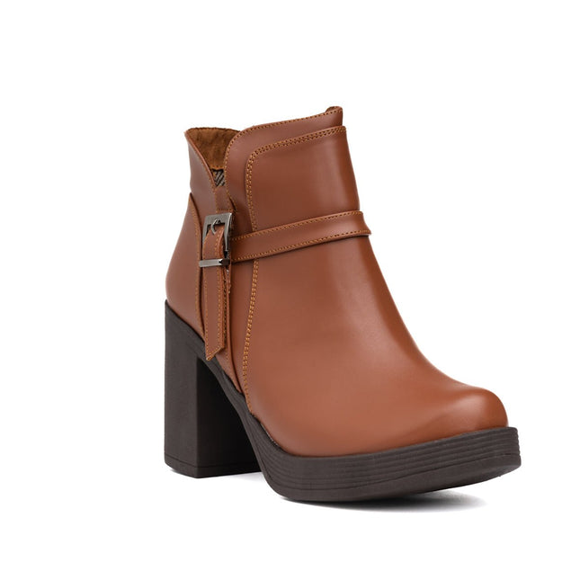 Botines Normelia - Camel - Tienda Nébula