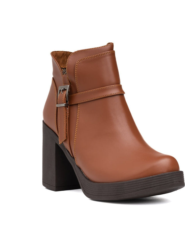 Botines Normelia - Camel - Tienda Nébula