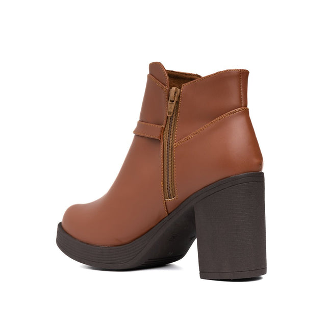 Botines Normelia - Camel - Tienda Nébula