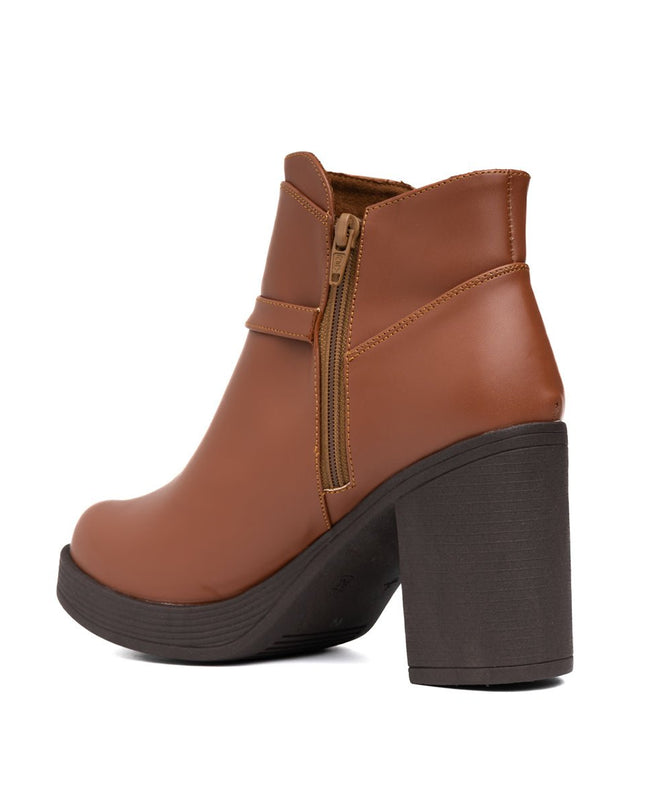 Botines Normelia - Camel - Tienda Nébula