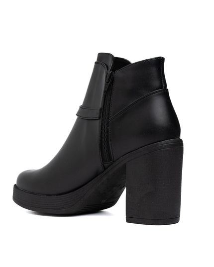 Botines Normelia - Negro - Tienda Nébula