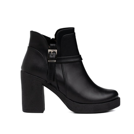Botines Normelia - Negro - Tienda Nébula