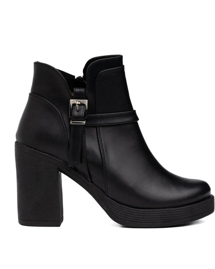 Botines Normelia - Negro - Tienda Nébula
