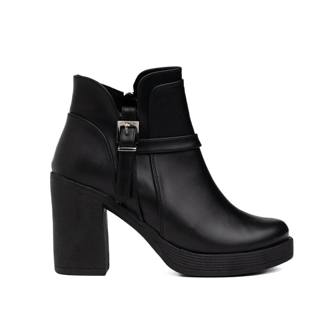 Botines Normelia - Negro - Tienda Nébula
